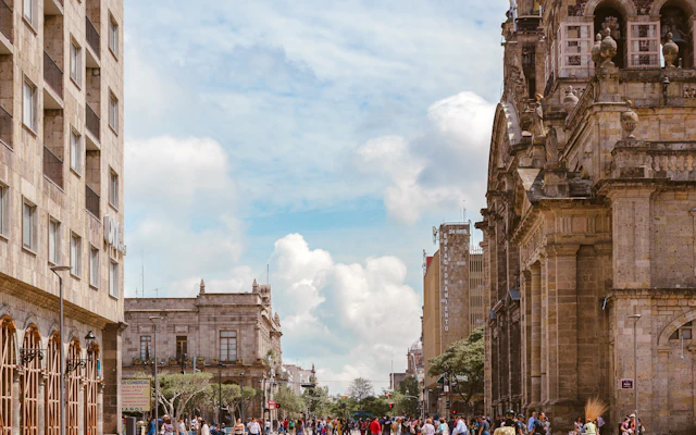 Guadalajara’s historic cathedral and lively plaza