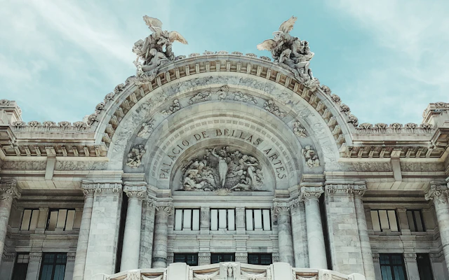 The Palacio de Bellas Artes in Mexico City